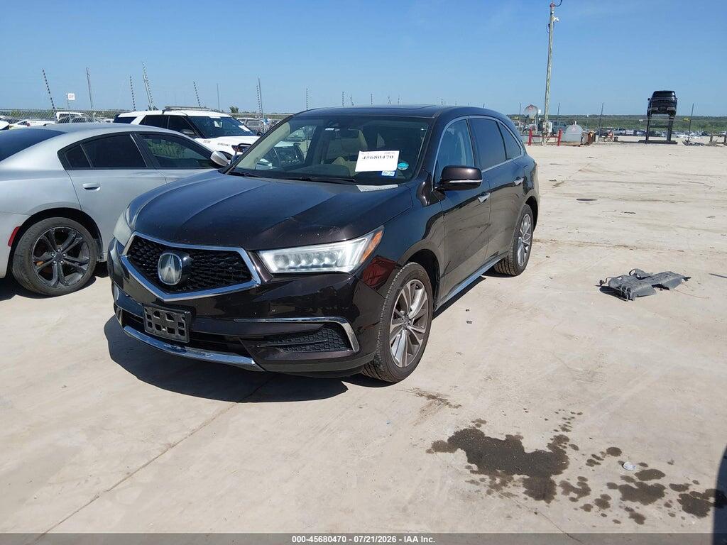 5FRYD3H59HB006612 2017 ACURA MDX photo no. 2