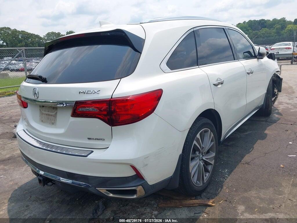 5FRYD4H58HB012083 2017 ACURA MDX photo no. 4