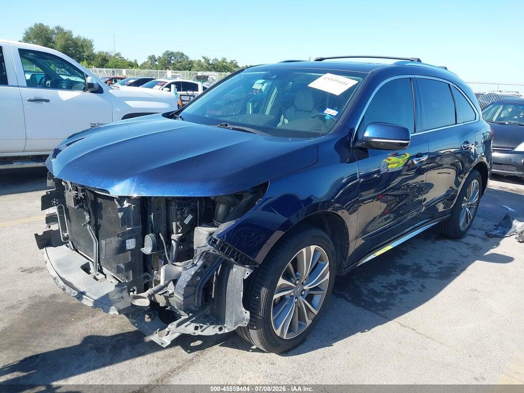 5FRYD3H52HB005432 2017 ACURA MDX photo no. 2