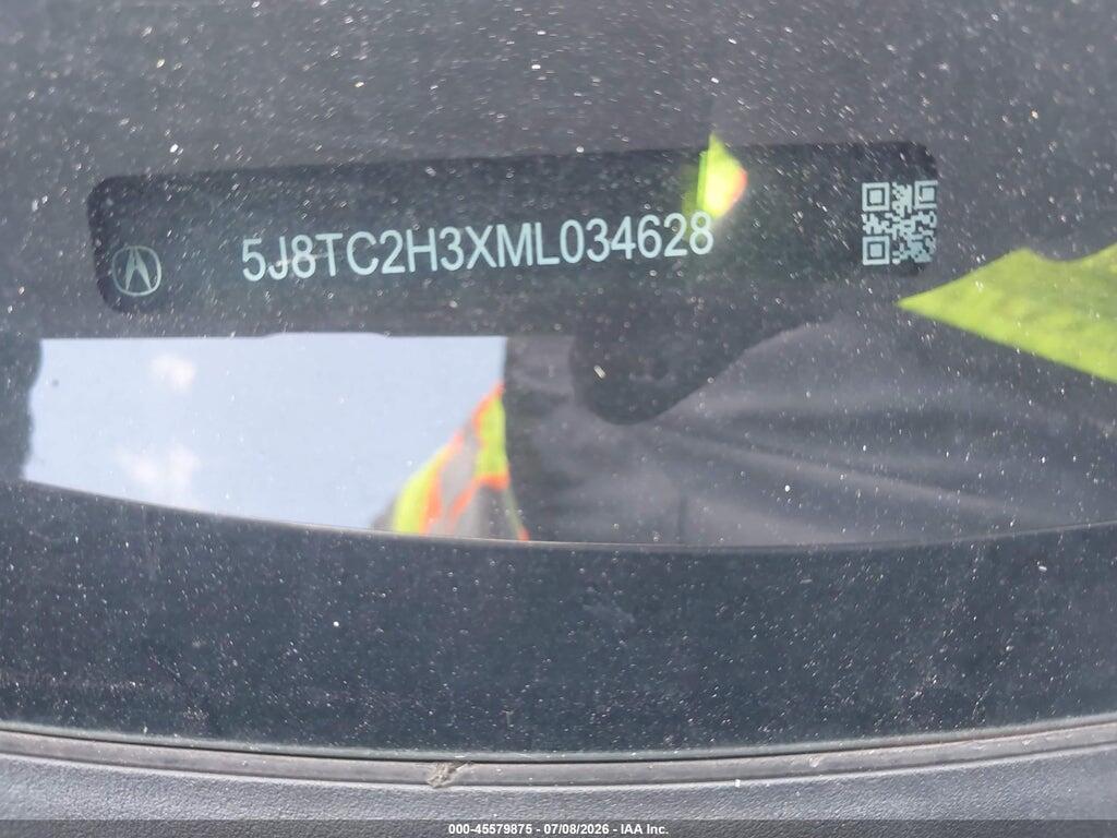 5J8TC2H3XML034628 2021 ACURA RDX photo no. 9