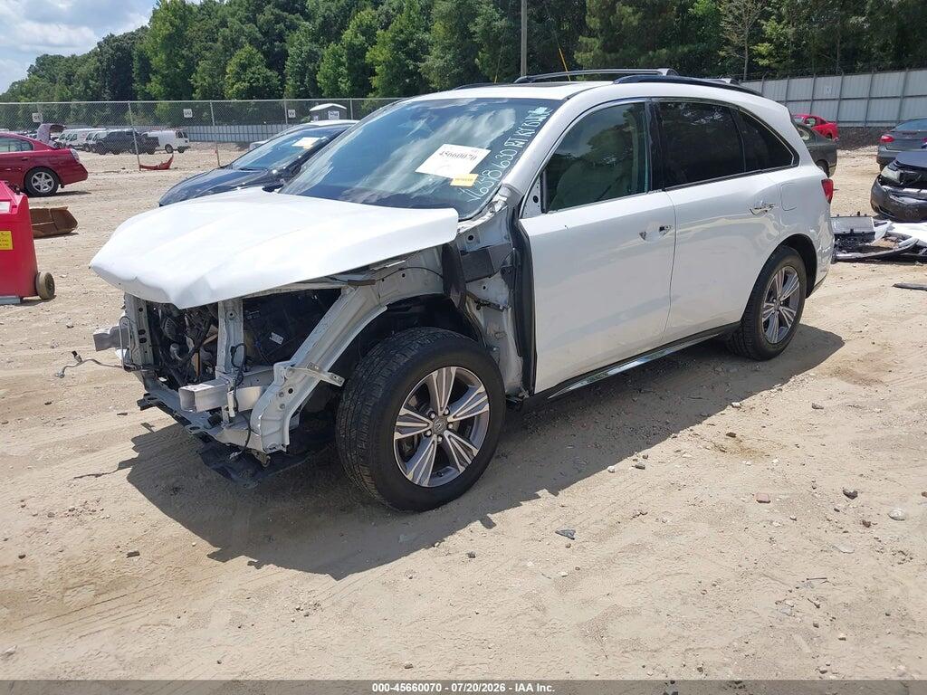 5J8YD3H33LL016348 2020 ACURA MDX photo no. 2