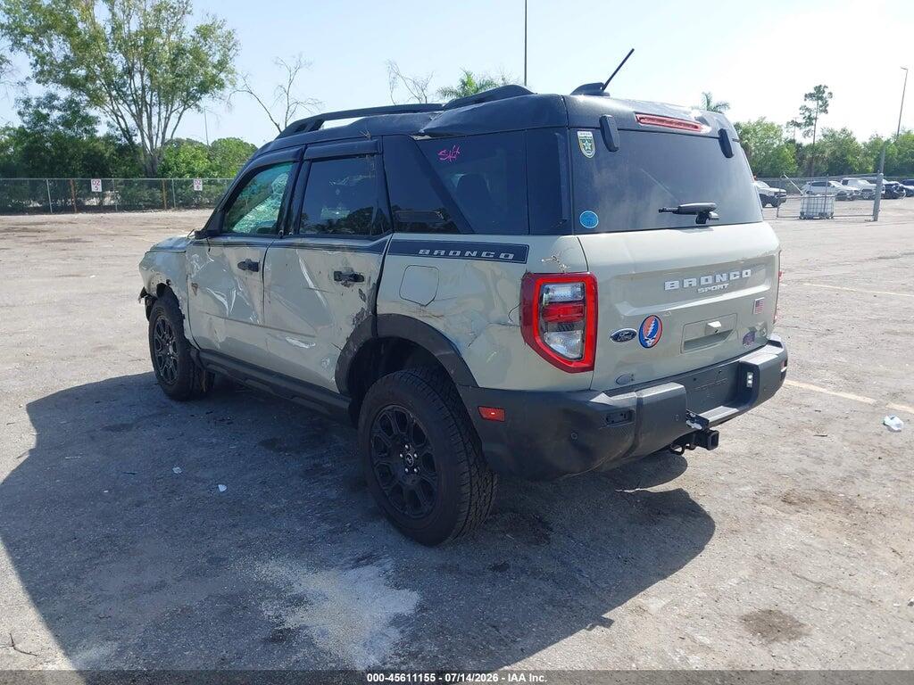 3FMCR9DA7SRF01749 2025 FORD BRONCO SPORT photo no. 3