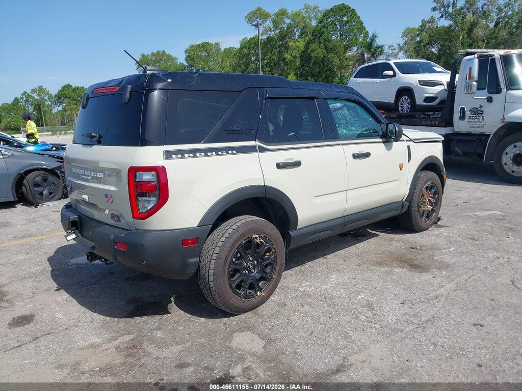 3FMCR9DA7SRF01749 2025 FORD BRONCO SPORT photo no. 4