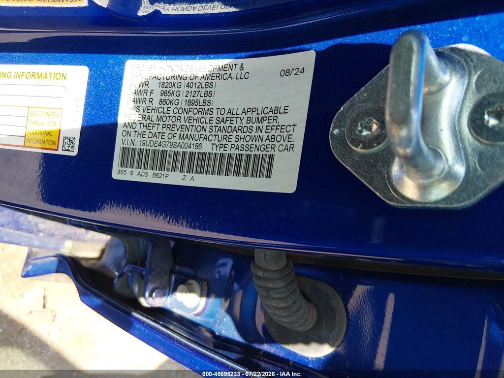 19UDE4G79SA004186 2025 ACURA INTEGRA photo no. 9