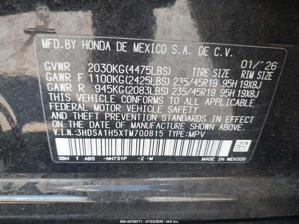 3HDSA1H5XTM700815 2026 ACURA ADX photo no. 9