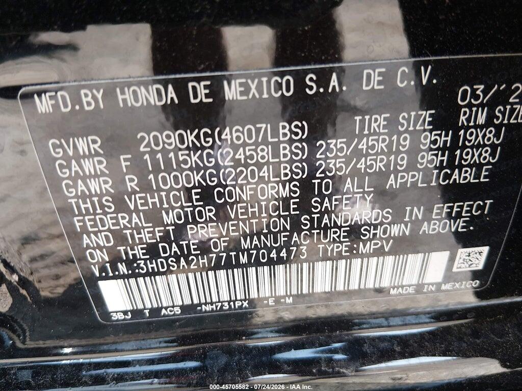 3HDSA2H77TM704473 2026 ACURA ADX photo no. 9