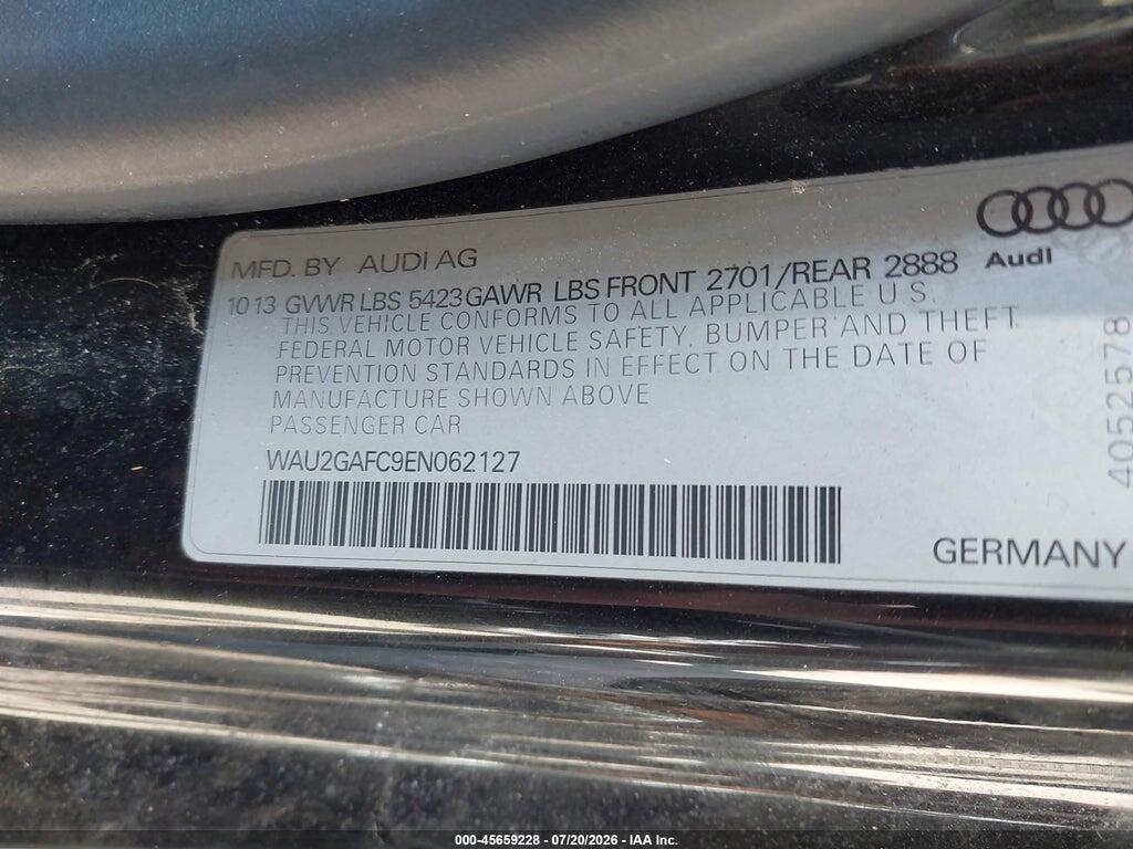 WAU2GAFC9EN062127 2014 AUDI A7 photo no. 9