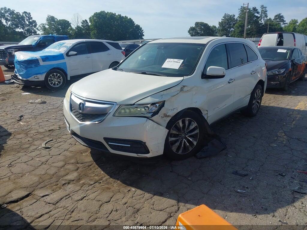 5FRYD4H47GB014560 2016 ACURA MDX photo no. 2
