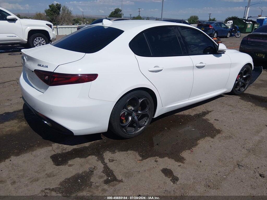 ZARFAECN4J7576197 2018 ALFA ROMEO GIULIA photo no. 4