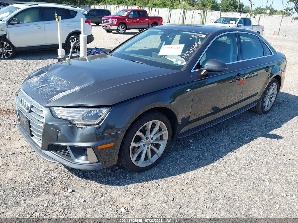 WAUDNAF4XKN013067 2019 AUDI A4 photo no. 2