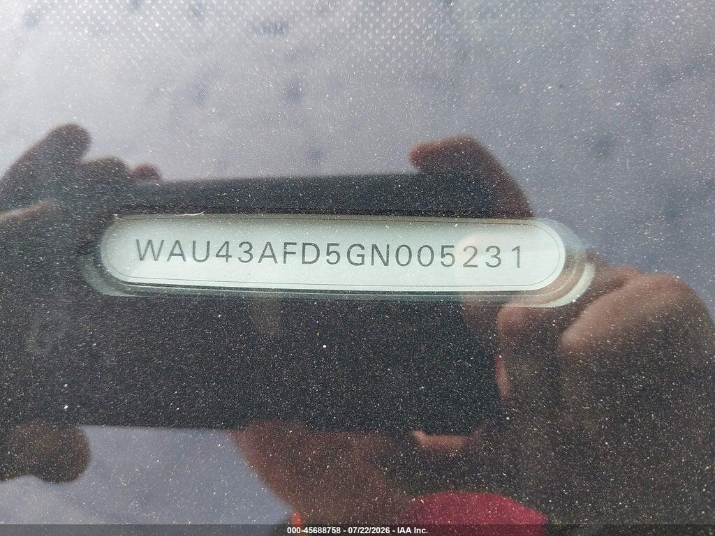 WAU43AFD5GN005231 2016 AUDI A8 L photo no. 9