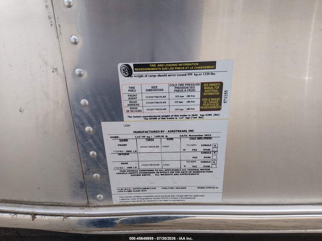 1STT9YL20RJ571155 2024 AIRSTREAM OTHER photo no. 9