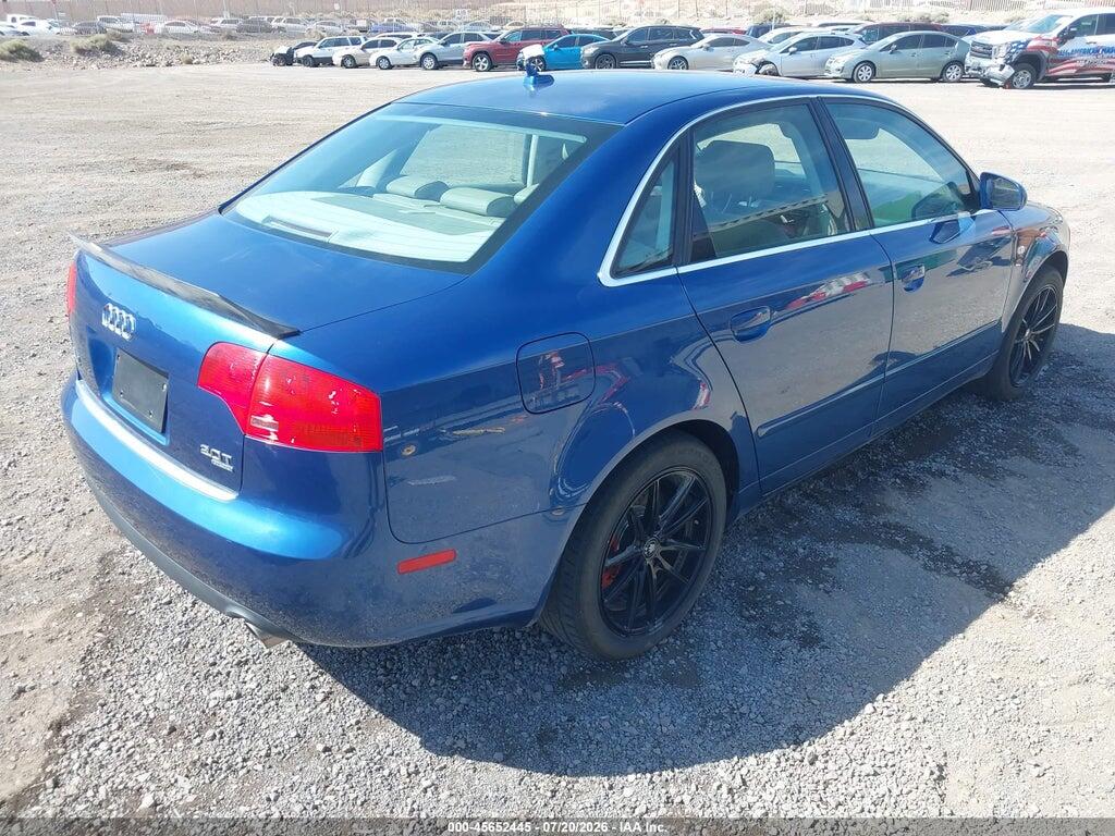 WAUDF78E37A161579 2007 AUDI A4 photo no. 4