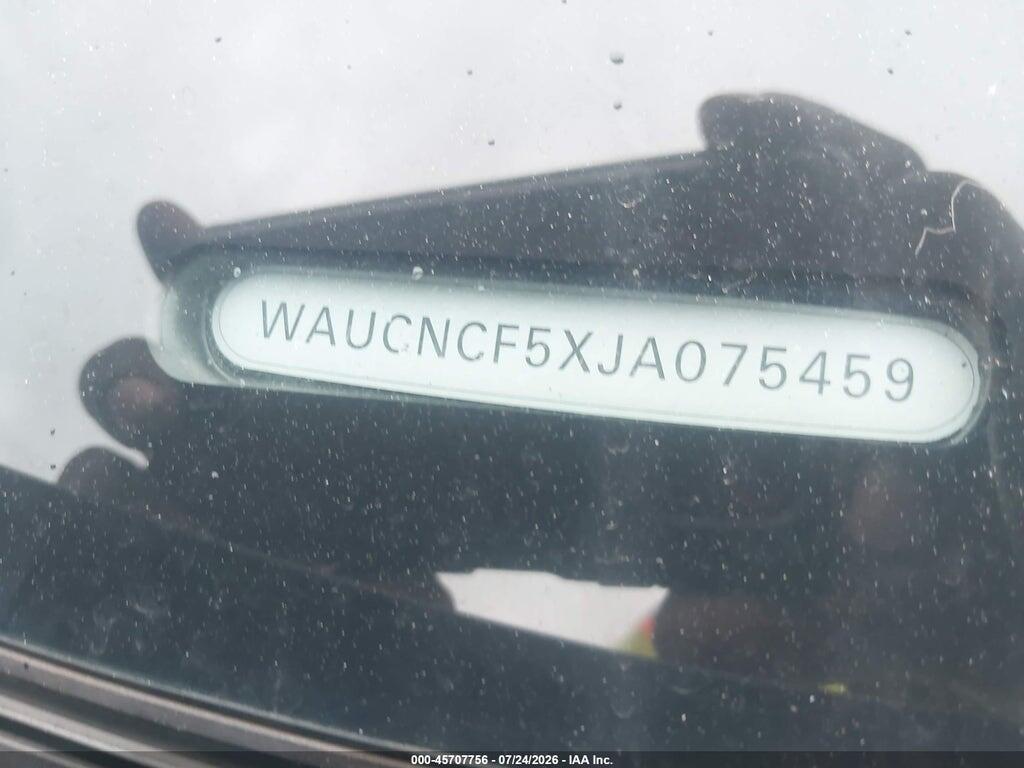 WAUCNCF5XJA075459 2018 AUDI A5 photo no. 9