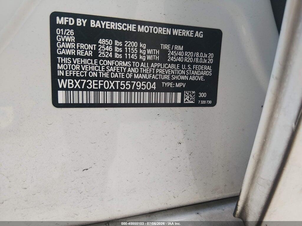 WBX73EF0XT5579504 2026 BMW X1 photo no. 9