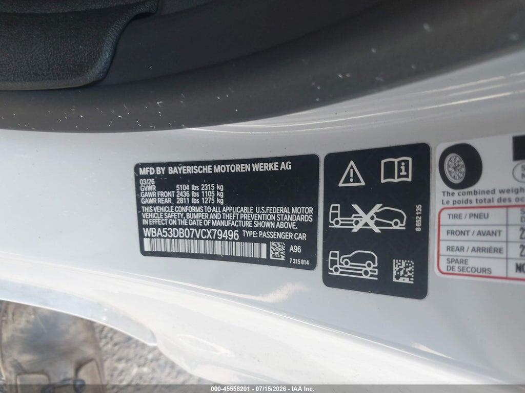 WBA53DB07VCX79496 2027 BMW 430XI photo no. 9