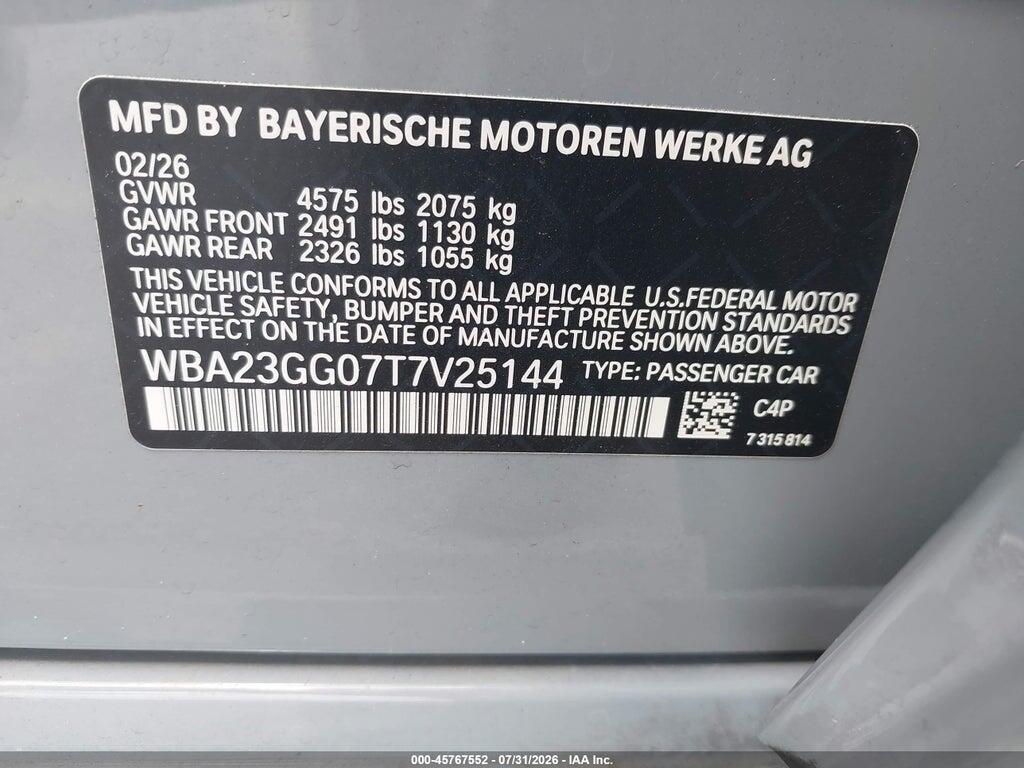 WBA23GG07T7V25144 2026 BMW 228 GRAN COUPE photo no. 9