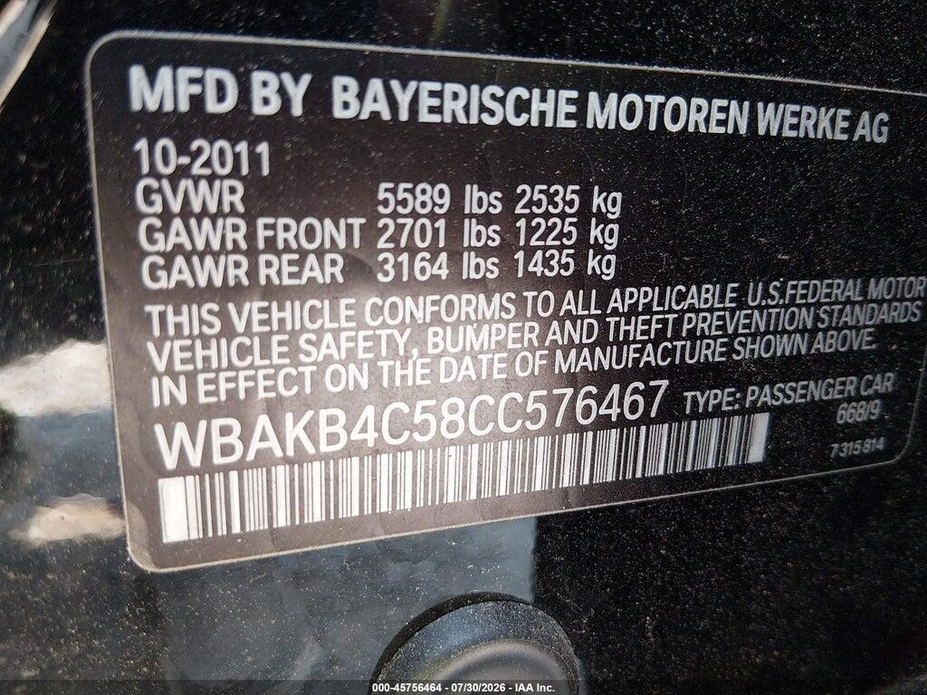 WBAKB4C58CC576467 2012 BMW 740LI photo no. 9