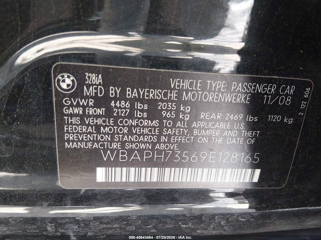 WBAPH73569E128165 2009 BMW 328I photo no. 9