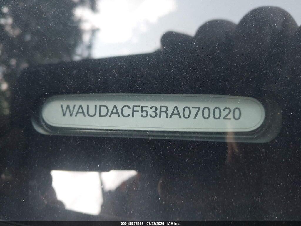 WAUDACF53RA070020 2024 AUDI A5 SPORTBACK photo no. 9