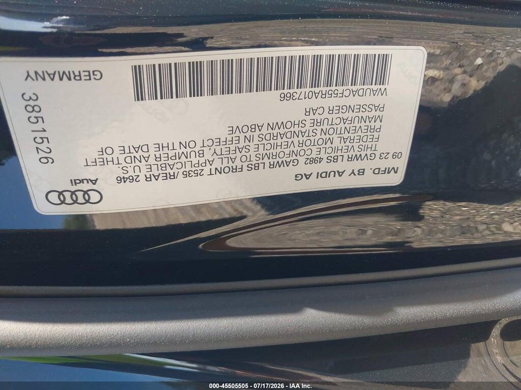 WAUDACF55RA017366 2024 AUDI A5 SPORTBACK photo no. 9