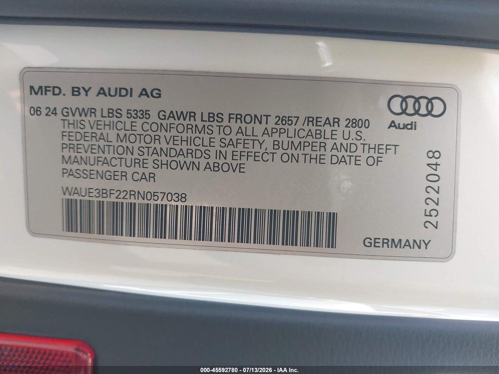 WAUE3BF22RN057038 2024 AUDI A6 photo no. 9