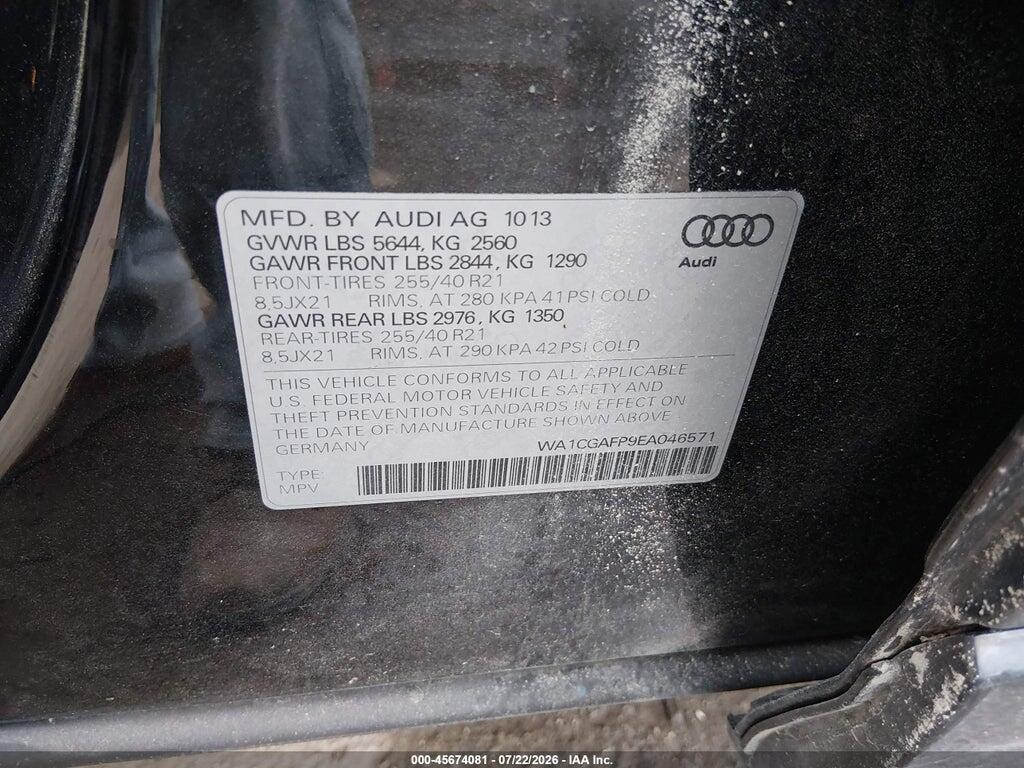 WA1CGAFP9EA046571 2014 AUDI SQ5 photo no. 9