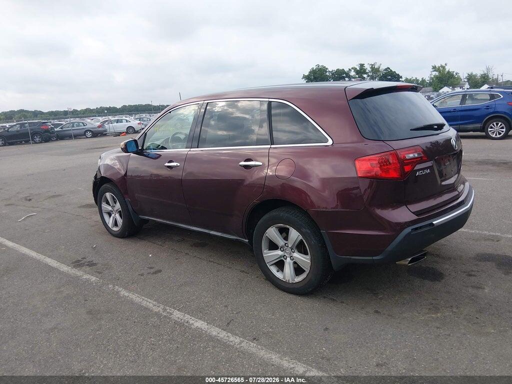 2HNYD2H43BH510667 2011 ACURA MDX photo no. 3