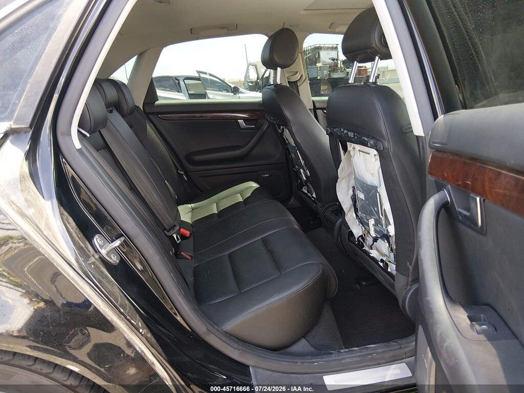 WAUDH78E28A137091 2008 AUDI A4 photo no. 8