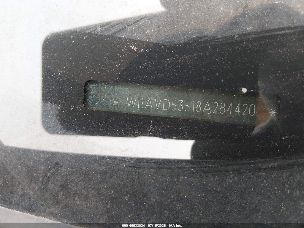 WBAVD53518A284420 2008 BMW 335XI photo no. 11