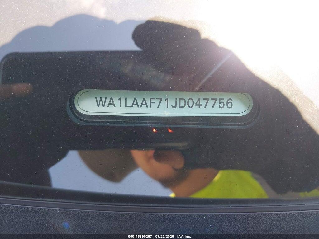 WA1LAAF71JD047756 2018 AUDI Q7 photo no. 9