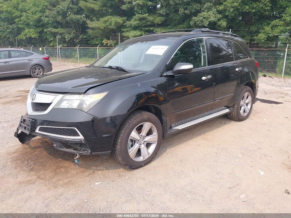 2HNYD2H35DH505352 2013 ACURA MDX photo no. 2