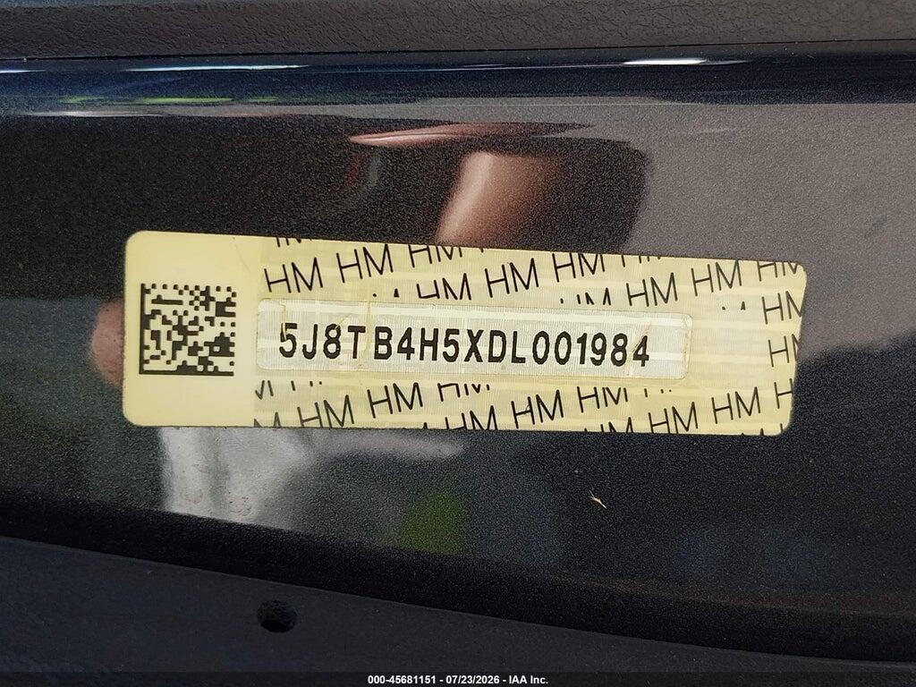 5J8TB4H5XDL001984 2013 ACURA RDX photo no. 9