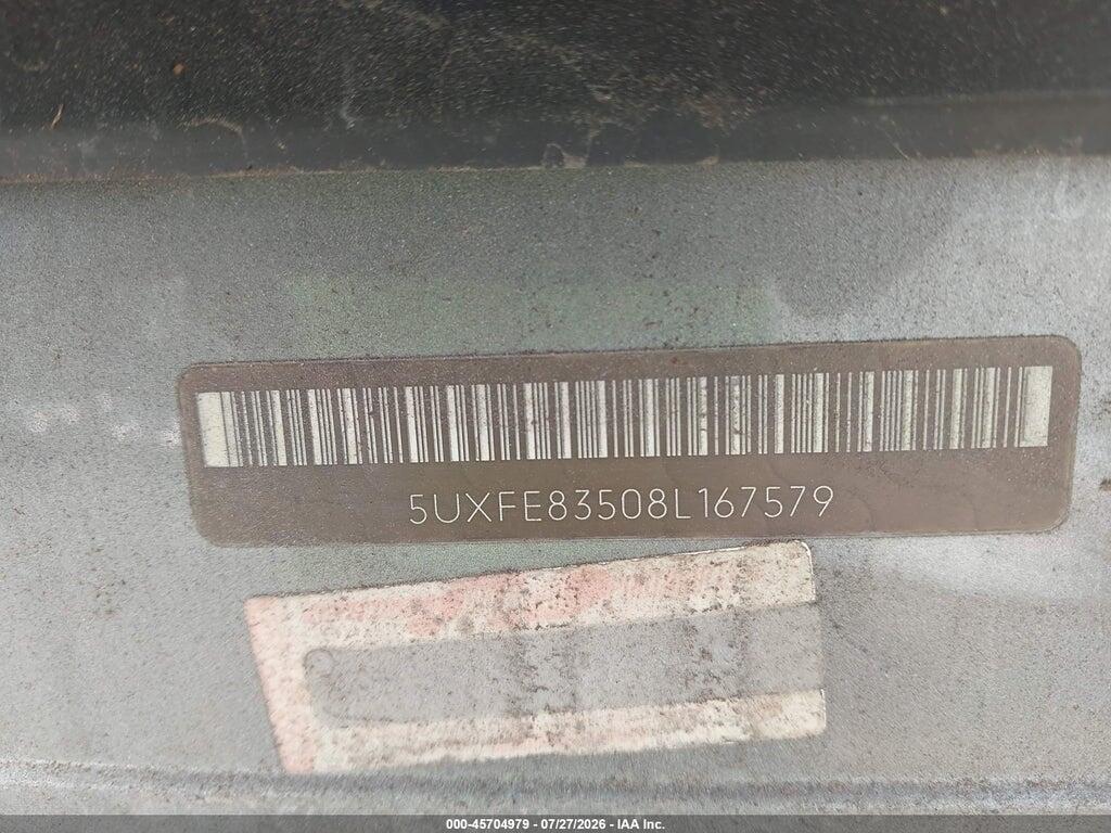 5UXFE83508L167579 2008 BMW X5 photo no. 9
