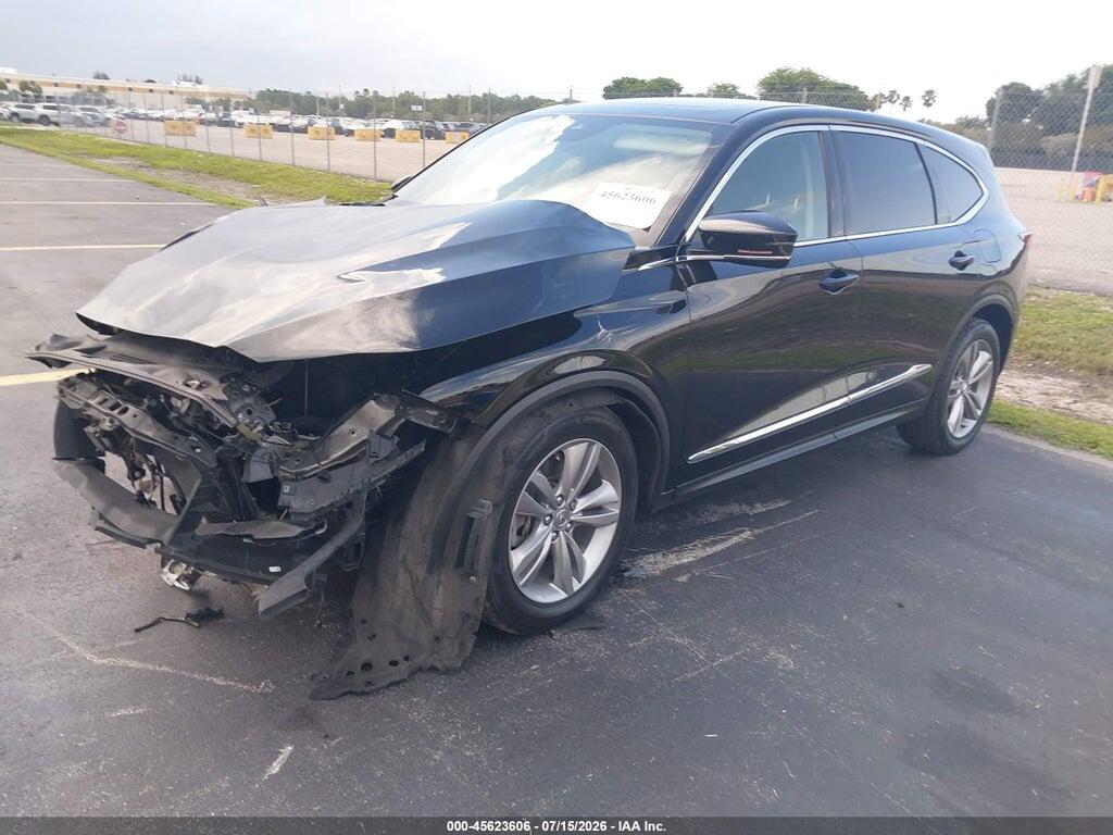 5J8YD9H30NL010559 2022 ACURA MDX photo no. 2