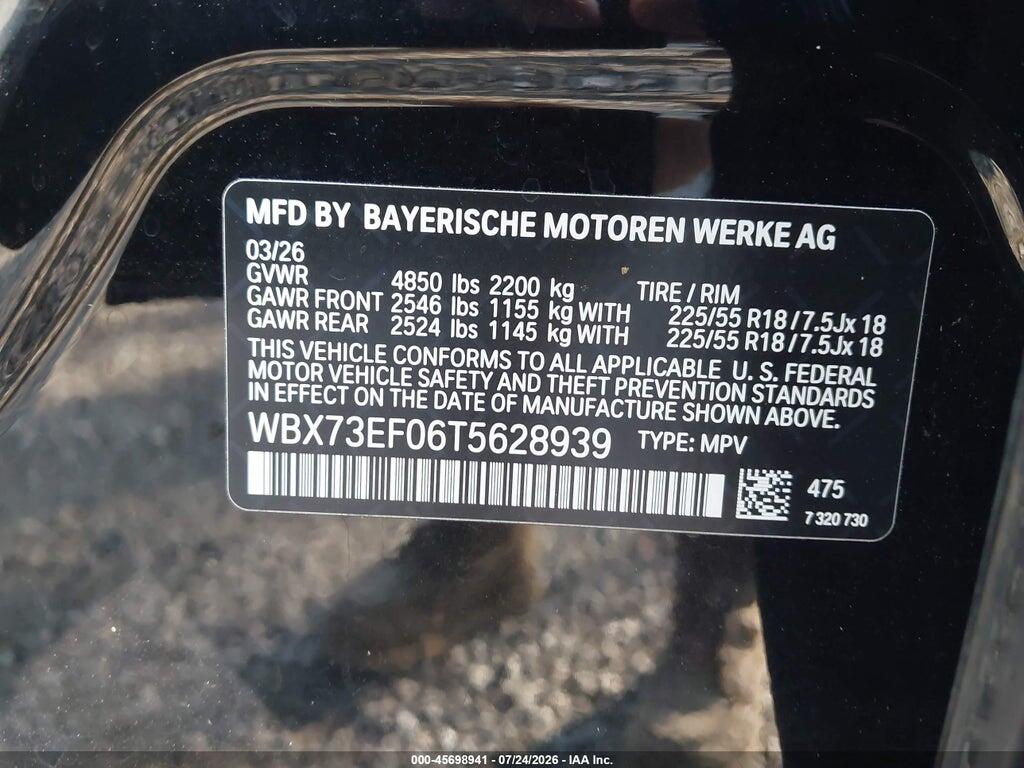 WBX73EF06T5628939 2026 BMW X1 photo no. 9