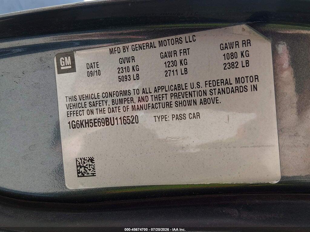 1G6KH5E69BU116520 2011 CADILLAC DTS photo no. 9