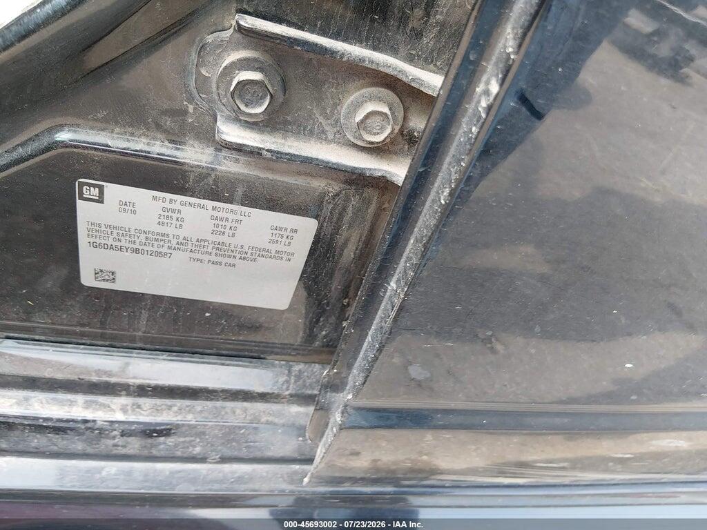 1G6DA5EY9B0120587 2011 CADILLAC CTS photo no. 9