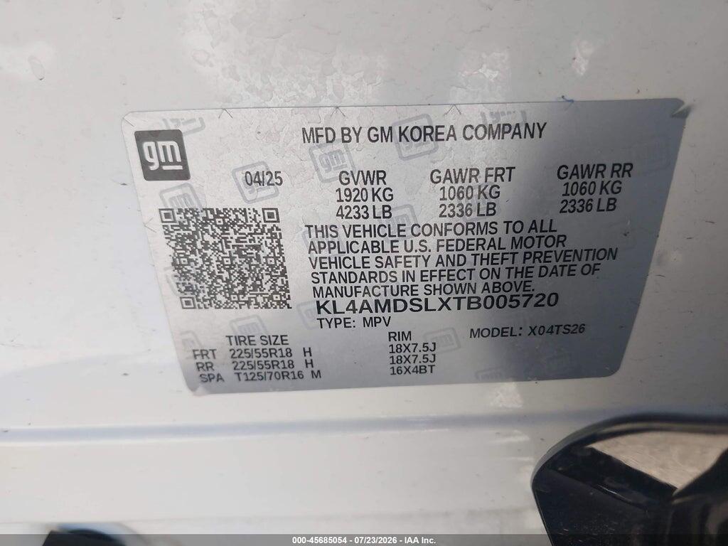 KL4AMDSLXTB005720 2026 BUICK ENCORE GX photo no. 9