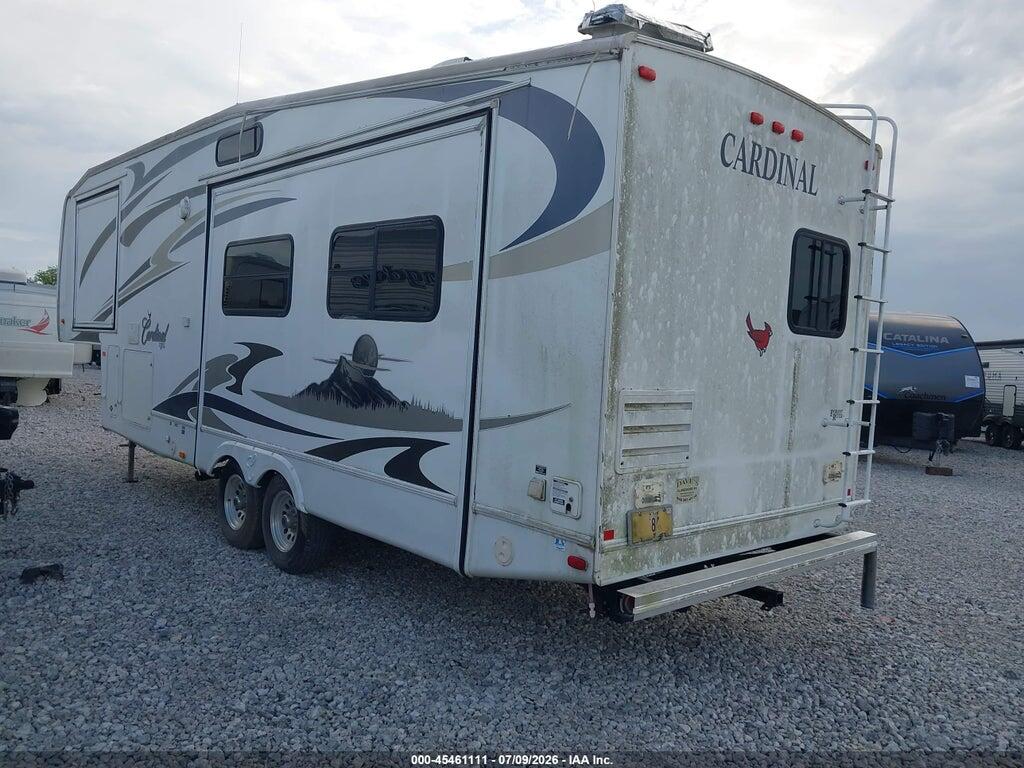 4X4FCAF218G092989 2008 CARDINAL TRAVEL TRAILER photo no. 3