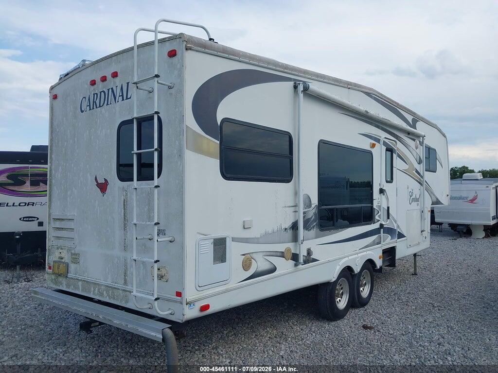 4X4FCAF218G092989 2008 CARDINAL TRAVEL TRAILER photo no. 4