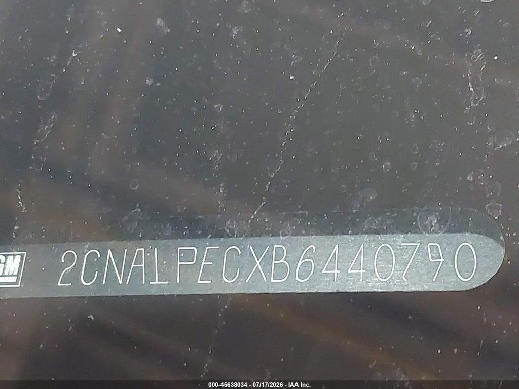2CNALPECXB6440790 2011 CHEVROLET EQUINOX photo no. 9