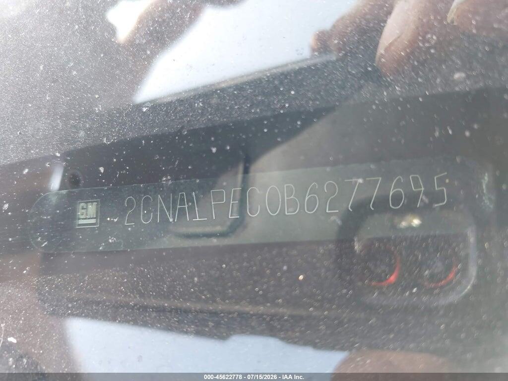 2CNALPEC0B6277695 2011 CHEVROLET EQUINOX photo no. 9