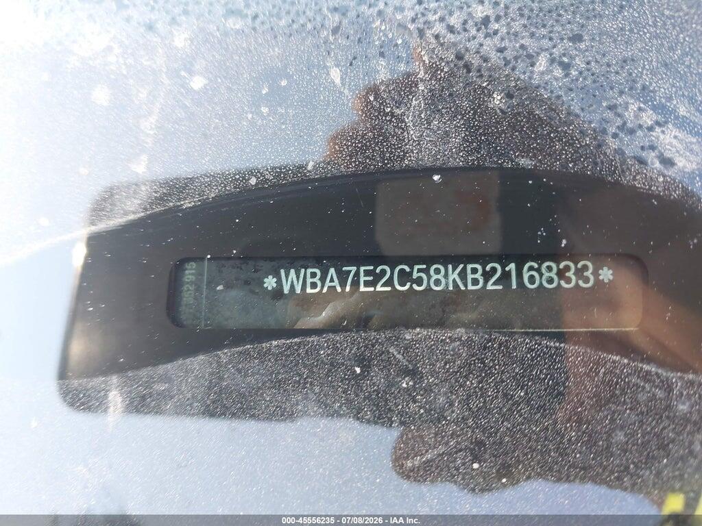 WBA7E2C58KB216833 2019 BMW 740I photo no. 9