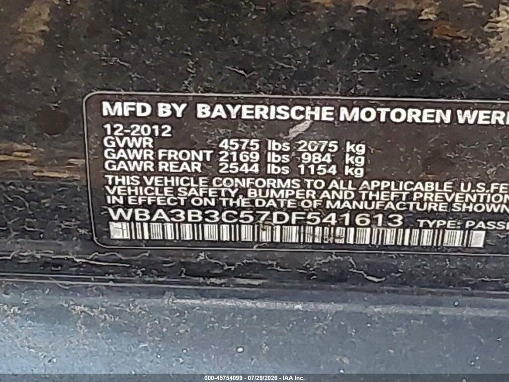 WBA3B3C57DF541613 2013 BMW 328I photo no. 9