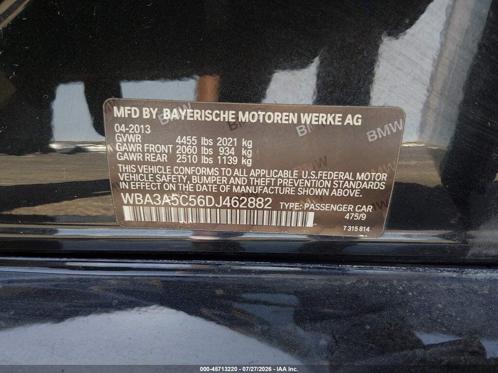 WBA3A5C56DJ462882 2013 BMW 328I photo no. 9