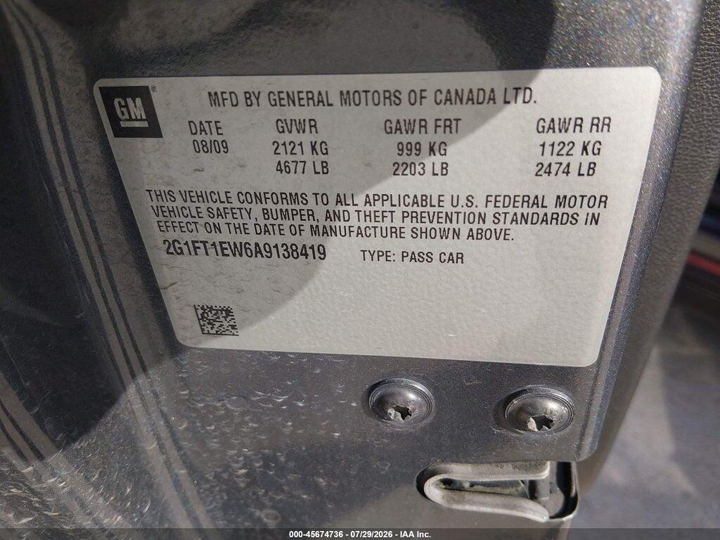 2G1FT1EW6A9138419 2010 CHEVROLET CAMARO photo no. 9