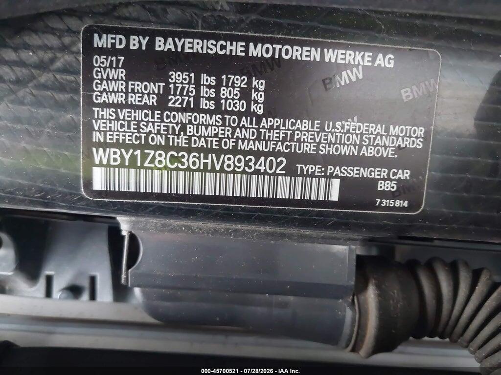 WBY1Z8C36HV893402 2017 BMW I3 photo no. 9