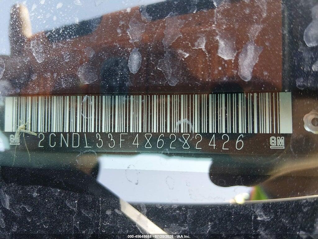 2CNDL33F486282426 2008 CHEVROLET EQUINOX photo no. 9