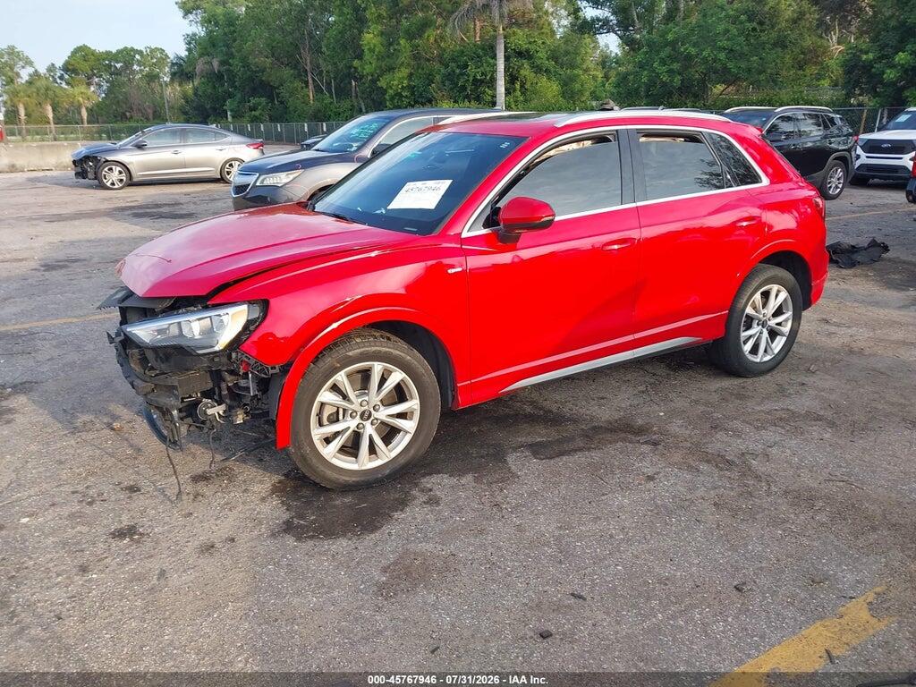 WA1DECF31N1023840 2022 AUDI Q3 photo no. 2